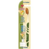 Nacario Banat Miswak Ağız Bakım Diş Macunu ve Orta Sertlikte Diş Fırçası