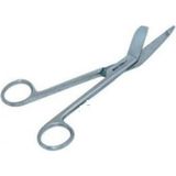 Nacario Bandaj Makası 14CM Alçı Kesme Makası - Paslanmaz Çelik - Eğik Uçlu Yapısı Kullanımı Kolaylaştırır 125400365