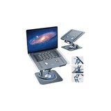 Nacario Baseus Ayarlanabilir Dizüstü Bilgisayar Standı, 360 Derece Dönebilen Ayarlanabilir Dizüstü Bilgisayar Standı (Üç Katlı Versiyon) MacBook Air Pro, Dell Xps, Hp Vb. Için Ergonomik Katlanabilir Stand