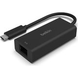 Nacario Belkin USB Type-C 2.5 GB Ethernet Adaptörü, Usb, Thunderbolt 3 ve 4, Lan Ağ Adaptörü, MacBook Pro/air, iPad Pro, Xps, Surface ve Diğer Usb-C Aygıtlarıyla Uyumlu