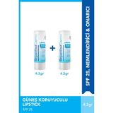 Nacario Bepanthol Spf 25 Dudak Bakım Kremi Lipstick, 4,5 Gr, 2li Paket