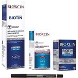 Nacario Bioxcin Biotin Günlük Şampuan 300ML + Kepek Karşıtı Termal Şampuan 200ML + Biotin 60 Tablet + Emily Kalem Set