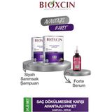 Nacario Bioxcin Sarımsak Şampuanı 300 ml 2 Adet + Bioxcin Forte Serum 50 Ml, Saç Dökülmesine Karşı Set