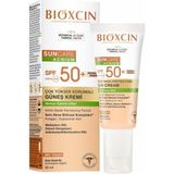 Nacario Bioxcin Sun Care Akneye Eğilimli Ciltler Için Renkli Güneş Kremi 50 Spf - Akne, Dry Touch, Mat Tinted