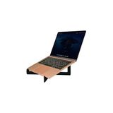 Nacario Bk Gift Taşınabilir Siyah Ahşap Notebook Laptop Standı