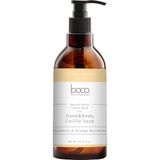 Nacario BOCO%100 Saf ve Doğal Kastil Sıvı Sabunu 250 ml | Mandalina & Yasemin Uçucu Yağlı | Kuruluk Yaşayan Ciltler Için | El, Yüz & Vücut Temizleyici