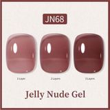 Nacario Born Pretty 10ML Jelly Nude Seri Kalıcı Oje JN68 (57851-18) 4149