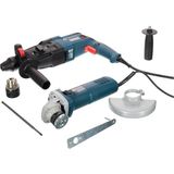 Nacario Bosch Gbh 240 Kırıcı Delici + Gws 750-125 S Avuç Taşlama Makinesi-Devir Ayarlı