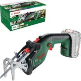 Nacario Bosch Home And Garden Akülü Bahçe Testeresi/kılıç Testeresi/dekupaj Testere (Pilsiz, 18 Volt Sistemi, Kesme Kapasitesi 80 Mm, Isviçre Hassas Testere Bıçağı, Ahşap Için, Kartonda)
