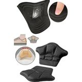 Nacario Bunyon Siyah Unisex Ortopedik Spor Ayakkabı Topuk Vurma Önleyici Daraltma Kumaş Topuk Koruyucu Yastığı Pedi