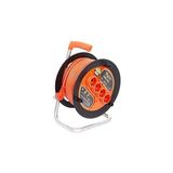 Nacario Bylion Makaralı Uzatma Kablosu 3 * 1.5mm 20 Mt. Turuncu Kablo