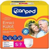 Nacario Canped Emici Külot Hasta Bezi S 9'lu