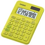 Nacario Casio Ms-7uc-Yg-N-Dc Casio Mini Masa Hesap Makinesi, Sarı/yeşil