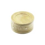 Nacario Çay Tabağı, Bambu ve Ahşap, Yuvarlak, 9.7 cm Çap, 6 Adet