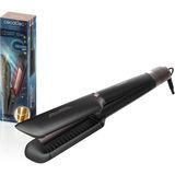 Nacario Cecotec Air Lisse Black Sıcak Hava Düzleştirici, 600 W, Saç Koruması, Iyon Teknolojisi, Keratin ve Argan Yağı, 3 Mod ve Bldc Motor, Tüm Saç Tipleri Için, 3 Sıcaklık ve 3 Hız Kademesi