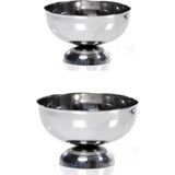 Nacario Çelik Pilav ve Helva Kalıbı, Yuvarlak, 2'li Set, Büyük 11 cm ve Orta 9.5 cm
