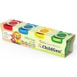 Nacario Childgen Doğal Oyun Hamuru - Mini-Cup Tilki ve Aslan 4X65GR (Ana Renkler)