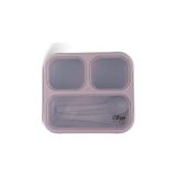 Nacario Citron Citron Çatal ve Kaşıklı Bento Beslenme Kutusu Seti - Purple 1196861