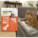 Nacario Clawguard Koruma Bandı - Kedi, Köpek, Kuş, Tavşan Tırmalama ve Pençe Mobilya, Kanepe, Pencere Pervazı, Araba Kapısı, Cam ve Daha Fazlasına Karşı Dayanıklı Tek Taraflı Kalkan Koruma Bariyeri!