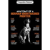Nacario Composition Notebook: Anatomy Of A German Shorthaired Pointer Dogs Funny Journal/notebook Blank Lined Ruled 6x9 100 Pages
