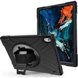 Nacario Constraın - Apple iPad Pro 12.9 2018 (3.nesil) ile Uyumlu Tank Kılıf Omuz Askılı 360 Dönen Standlı Zırh Kapak