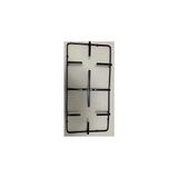Nacario Cook-Lab 2 (Iki) Ad Kumtel/luxell Ankastre Set Üstü Ocak Izgarası - 450,5 mm x 220,5 x 45 mm Siyah