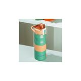 Nacario Cooker 1393-4 Paslanmaz Çelik Sızdırmaz Çift Katmanlı Yalıtımlı Çay Kahve Termosu Yeşil 350 ml