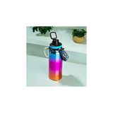 Nacario Cooker 1395-2 Paslanmaz Çelik Sızdırmaz Çift Katmanlı Taşıma Askılı Çay Kahve Termosu Mavi 700 ml