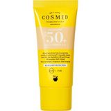 Nacario Cosmed Tüm Cilt Tipleri Için Renkli Suya Dayanıklı SPF50+ Güneş Kremi - Skinvisible cc SPF50+ - 30 ml