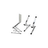 Nacario Coverzone Kaliteli Tok Alüminyum Dizüstü Bilgisayar Notebook Standı Yüksekliği Ayarlanabilir 30CM Maksimum Yükseklik Stand Taşınabilir Yükseltici MacBook Uyumlu Tüm Dizüstü Bilgisayar 10-16 Inç N8