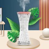 Nacario Coverzone Masaüstü Lamba ve Nemlendirici Şarjlı Işık Kristal Elmas Desenli 7 Farklı Renk Atmosfer Lamba Göz Yormayan Işık Kitap Okuma Işığı Salon Oturma Odası Yatak Odası Aydınlatma 20CM x 9xm D13