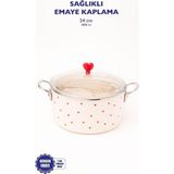 Nacario Cupid Emaye Kızartma Tenceresi/fritöz (Özel Kapaklı)