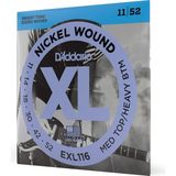 Nacario Daddario EXL116 Elektro Gitar Tel Seti, Xl, 11-52, Med Top/heavy B