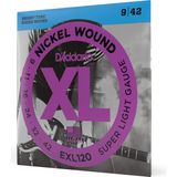 Nacario Daddario EXL120 Elektro Gitar Tel Seti, Xl, 9-42, Nickel Wound, Su