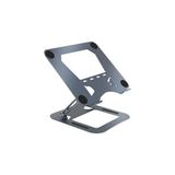 Nacario Daytona DYT-815 Metal Ergonomik Macbook Uyumlu Katlanabilir Laptop Standı (Koyu Gri)