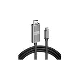 Nacario Daytona Hc-01 Type-C To 4K Ultra Full Hd HDMI Usb-C Tak Çalıştır Görüntü Aktarım Kablosu-1.8m