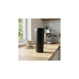Nacario Deconox 400 ml Siyah Termos Kupa - Çift Katmanlı Paslanmaz Çelik Seyahat Bardağı (Travel Mug) - 4-6 Saat Sıcak/soğuk Tutan Kilitli Kapaklı Kahve Termosu (Bpa Free)