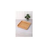 Nacario Deconox Bambu Lüx Kare Servis 20 * 20CM, Bambu Sunumluk & Çerezlik Kare Sunum Tabağı