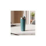 Nacario Deconox Gri Paslanmaz Çelik Pipetli Termos Kupa - 660 ml Büyük Boy (Venti) - Sıcak ve Soğuk Tutan Mug - Araç ve Ofis Tipi Bardak (Yeşil)