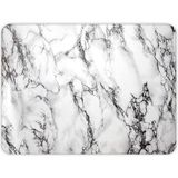 Nacario Decorita 10001501001 Beyaz Mermer Görünümlü Cam Kesme Tahtası, 20CM x 30CM
