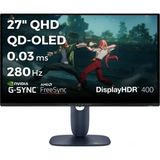 Nacario Dell Alienware AW2725D 27 2560X1440 Qhd 280Hz 0.03 Ms HDMI Dp Type-C True Black 400 Qd-Oled Monitör