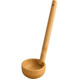 Nacario Doğal Bambu Kepçe 28 cm – Sağlıklı, Dayanıklı, Çevre Dostu Mutfak Aracı – Çorba, Sos ve Yemek Servisi Için Ideal