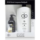 Nacario Dp Pamuk Sütü & Buğday Proteini 1000 ml Tuzsuz Şampuan + 250 ml Dex Vücut Losyonu Set 86949655353740