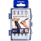 Nacario Dremel Cam Gravür Seti 8 Parça (Çok Amaçlı Alet Için)