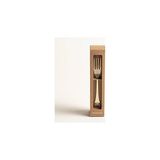 Nacario Dume Çelik Yemek Çatalı 3X23X0.3 cm Mat Şampanya