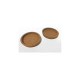 Nacario Dutis Ikea 2'li Set Bardak Altlığı "365+" Kahve Kupası, Çay Fincanı ve Evrensel Bardaklar Için Cam Altlık, Çap 10 Cm, Mantar
