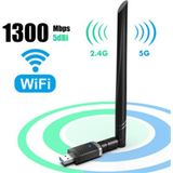Nacario Edup Livx USB Wifi Pro Sinyal Yakınlaştırıcı Güçlendirici Adaptör Kart 1300 Mbps EP-AC1686