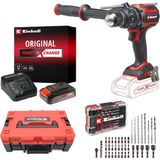 Nacario Einhell Tp-Cd 18/120 Li-I Bl Akülü Vidalama Seti (2,5 Ah Akü ve Şarj Cihazı, 39 Parça Uç Seti ve Çanta Dahildir)