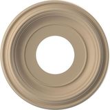 Nacario Ekena Millwork CMP10TRGBE Geleneksel Termoform Pvc Tavan Madalyonu (5 1/2 Cm'ye Kadar Kanopilere Uyar), 10" Od, Ultracover Saten Smokey Bej
