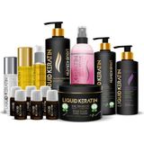 Nacario Ekstra Mega Full - Kökten Uca Keratin Saç Bakım Seti - Onarıcı Güçlendirici
